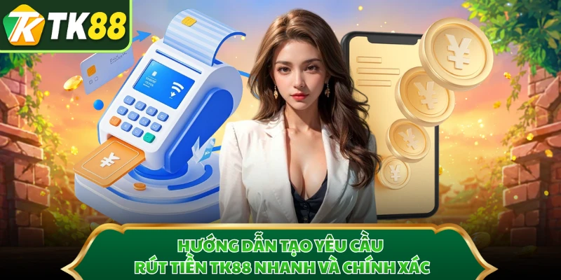 Hướng dẫn tạo yêu cầu rút tiền TK88 nhanh và chính xác