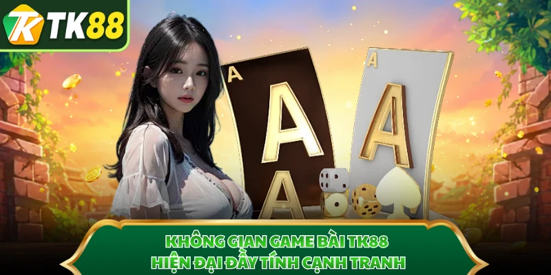 Không gian game bài TK88 hiện đại đầy tính cạnh tranh